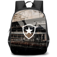 Botafogo de Futebol e Regatas Backpack School Bag StudentPack - Botafogo de Futebol e Regatas Stadium with Logo Light Fade Effect