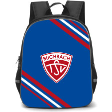 Buchbach Football Club Backpack School Bag StudentPack - Large Logo With Stripe