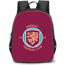Burnley F.C. Backpack StudentPack - Burnley F.C. Logo Illustration Art On Red Background