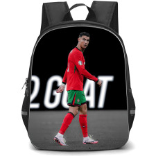 Cristiano Ronaldo Backpack School Bag StudentPack - Cristiano Ronaldo CR7 Portugal National Team Looking Back Poster
