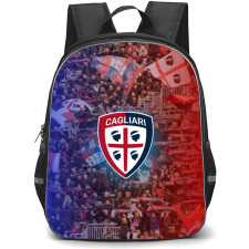Cagliari Calcio Backpack School Bag StudentPack - Logo Fans Cheering Background