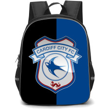 Cardiff City F.C. Backpack StudentPack - Cardiff City F.C. Logo On Black And Blue Background