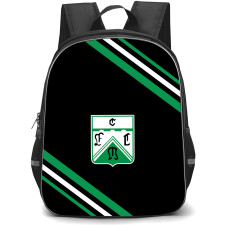 Club Ferro Carril Oeste Backpack School Bag StudentPack - Club Ferro Carril Oeste Large Logo With Stripe