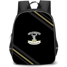 Chasetown Football Club Backpack School Bag StudentPack - Chasetown Football Club Large Logo With Stripe