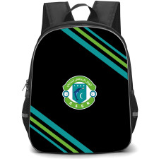 Croissant Sportif Chebbien Backpack School Bag StudentPack - Croissant Sportif Chebbien Large Logo With Stripe