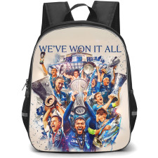 Chelsea FC Backpack StudentPack - Chelsea FC Team Collage Weve Won It All