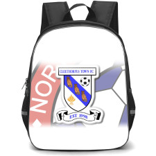 Cleethorpes Town Backpack School Bag StudentPack - Logo Overlay In White Background Football Club