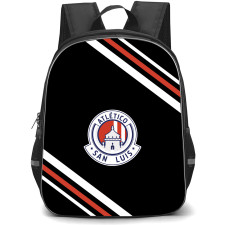 Club Atletico de San Luis Backpack School Bag StudentPack - Club Atletico de San Luis Large Logo With Stripe
