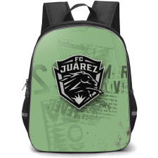 Futbol Club Juarez Backpack School Bag StudentPack - Futbol Club Juarez Logo with Black Fade Text Effect