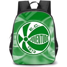 Esporte Clube Juventude Backpack School Bag StudentPack - Esporte Clube Juventude with Logo Circular Green Effect