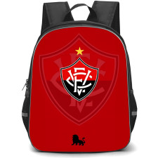 Esporte Clube Vitoria Backpack School Bag StudentPack - Esporte Clube Vitoria Logo with Red Background