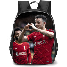 Diogo Jota Backpack School Bag StudentPack - Heart Sign Smiling Portrait
