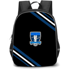 Dunston United Football Club Backpack School Bag StudentPack - Dunston United Football Club Large Logo With Stripe