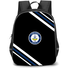 Long Eaton United Football Club Backpack School Bag StudentPack - Long Eaton United Football Club Large Logo With Stripe