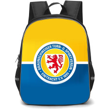 Eintracht Braunschweig Backpack School Bag StudentPack - Logo In Yellow Blue And White Background Football Club