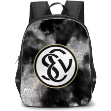 SV Elversberg Backpack School Bag StudentPack - Logo In Black Grunge Background Football Club