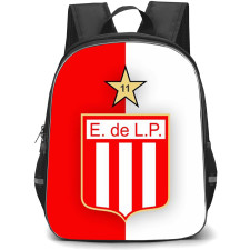Club Estudiantes de La Plata Backpack School Bag StudentPack - Club Estudiantes de La Plata Logo with Split Red and White Effect