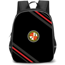 Evesham United Football Club Backpack School Bag StudentPack - Evesham United Football Club Large Logo With Stripe