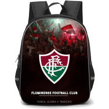 Fluminense Football Club Backpack School Bag StudentPack - Fluminense Football Club Stadium with Logo Dark Fade Effect