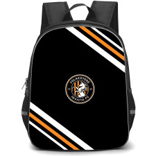 Folkestone Invicta Football Club Backpack School Bag StudentPack - Folkestone Invicta Football Club Large Logo With Stripe