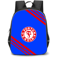 Fortuna Koln Football Club Backpack School Bag StudentPack - Large Logo With Stripe