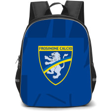 Frosinone Calcio Backpack School Bag StudentPack - Logo In Blue Abstract Background