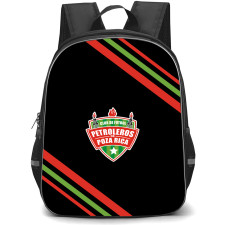 Club de Futbol Petroleros de Poza Rica Backpack School Bag StudentPack - Club de Futbol Petroleros de Poza Rica Large Logo With Stripe