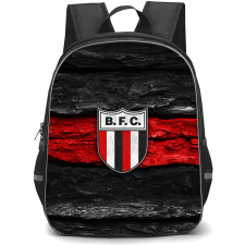 Botafogo Futebol Clube SP Backpack School Bag StudentPack - Botafogo Futebol Clube SP Logo with Red and Black Effect