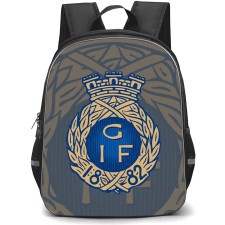 Gefle IF Backpack School Bag StudentPack - Gefle IF Logo Illustration Art Poster Football Club