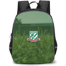 Gorleston Football Club Backpack School Bag StudentPack - Gorleston Football Club Logo with Grass Background