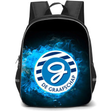 De Graafschap Backpack School Bag StudentPack - Blue Flame Logo Football Club