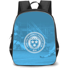 Hamilton Academical Backpack School Bag StudentPack - Logo In Blue Game Background Football Club