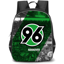 Hannover 96 Backpack School Bag StudentPack - Logo Stadium In Grayscale Background Football Club