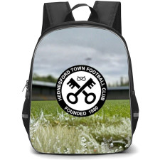 Hednesford Town Backpack School Bag StudentPack - Logo Field Stadium Background Football Club