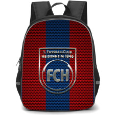 Heidenheim Football Club Backpack School Bag StudentPack - Logo 3d Silver
