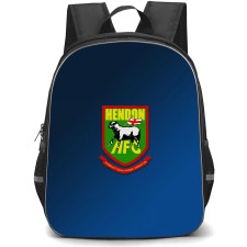 Hendon Football Club Backpack School Bag StudentPack - Hendon Football Club Logo with Blue Background