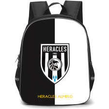 Heracles Almelo Backpack School Bag StudentPack - Logo In Gray And White Background Football Club