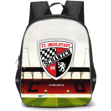 FC Ingolstadt 04 Backpack School Bag StudentPack - Logo In Stadium Background Football Club
