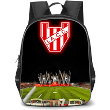 Instituto Atletico Central Cordoba Backpack School Bag StudentPack - Instituto Atletico Central Cordoba Stadium with Logo Fireworks Effect