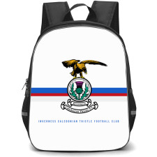 Inverness Caledonian Thistle Backpack School Bag StudentPack - Logo In Red Blue And White Background Football Club