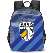 Jena Football Club Backpack School Bag StudentPack - Logo In Stadium Background