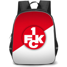 1. FC Kaiserslautern Backpack School Bag StudentPack - Logo In Red And Gray Background Football Club