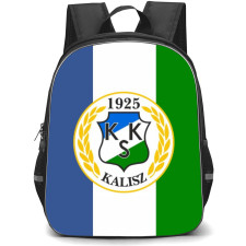 KKS Kalisz Backpack School Bag StudentPack - Logo In White Blue And Green Background