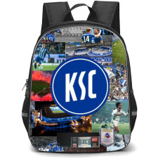 Karlsruher SC Backpack School Bag StudentPack - Logo Team Collage Poster Football Club