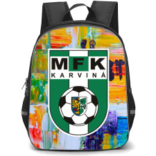 MFK Karvina Backpack School Bag StudentPack - Logo Painting Background
