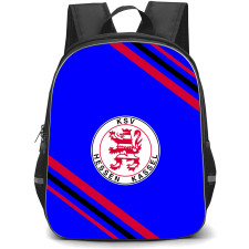 Hessen Kassel Football Club Backpack School Bag StudentPack - Large Logo With Stripe