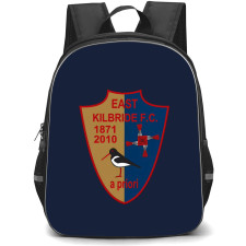 East Kilbride Backpack School Bag StudentPack - Logo In Blue Background Football Club