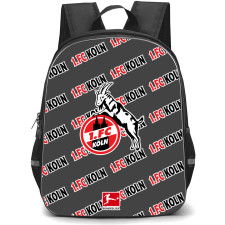 FC Koln Football Club Backpack StudentPack - Koln Football Club Medley Monogram Wordmark