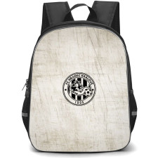 FC Hradec Kralove Backpack School Bag StudentPack - Logo Brown Grunge Background