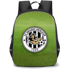 FC Hradec Kralove Backpack School Bag StudentPack - Logo In Grass Background